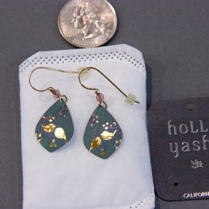 Holly Yashi niobium lovebird earrings